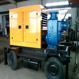 Portable Diesel Water Pump Set With Wheels Trailer