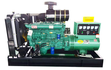 100KW 125KVA Standby Diesel Generator Set Powered By Ricardo Diesel Engine R6105IZLD In Red